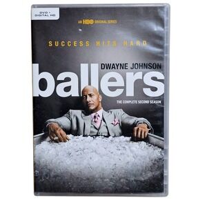 HBO Ballers Season 2 DVD Complete Second Season Dwayne Johnson The Rock TV Show